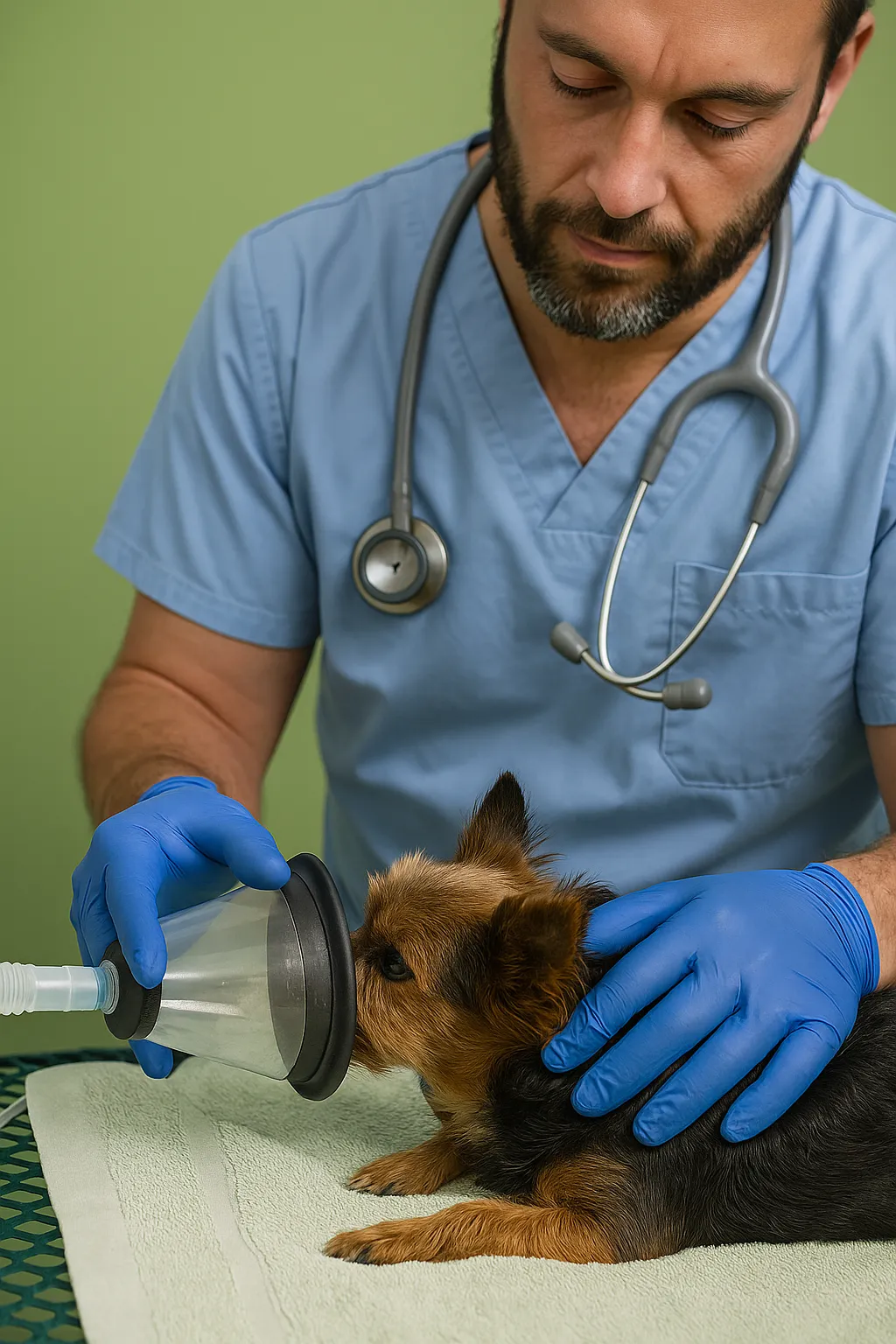 veterinario-atendiendo-a-un-yorkshire